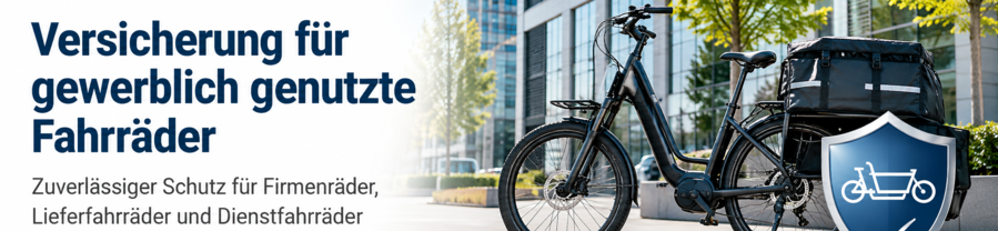 Fahrradversicherung für das Gewerbe
